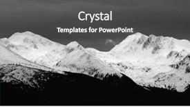  Presentation with alpine - Slides enhanced with national park retezat carpathians romania background and a dark gray colored foreground