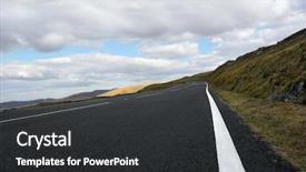  Presentation with landon the mountain road - Audience pleasing PPT theme consisting of national park wales united kingdom backdrop and a  colored foreground