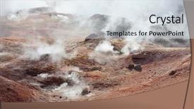  Presentation with sol - Slide deck featuring national reserve of andean fauna background and a  colored foreground