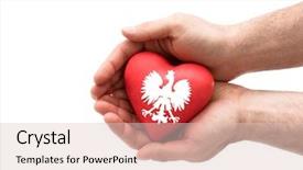  Presentation with pancasila indonesia coat of arms - Beautiful PPT theme featuring national security - hands covering polish coat backdrop and a lemonade colored foreground