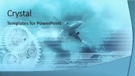  Presentation with data design - Presentation design enhanced with national security - travel design background landing airliner background and a light blue colored foreground