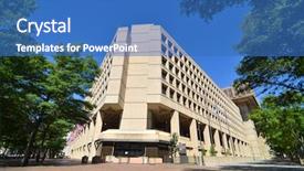  Presentation with national security - Colorful slide deck enhanced with national security - washington dc - j edgar backdrop and a teal colored foreground