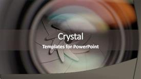  Presentation with national security - PPT theme with national security agency - opening and closing aperture background and a dark gray colored foreground