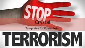  Presentation with national security - Colorful slides enhanced with national security islam - stop terrorism backdrop and a red colored foreground