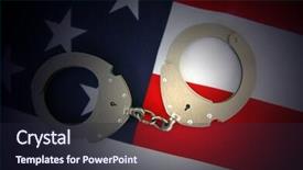  Presentation with national security - Audience pleasing presentation consisting of national security terrorism - freedom grange backdrop and a wine colored foreground