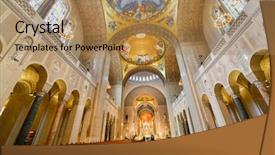  Presentation with roman catholic - Presentation theme enhanced with nationalism - washington dc - april 20 background and a coral colored foreground