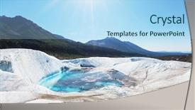  Presentation with national - Colorful theme enhanced with nationalism - wrangell-st elias national park backdrop and a light blue colored foreground