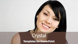  Presentation with native americans - Presentation theme featuring native americans women - headshot of a beautiful smiling background and a coral colored foreground