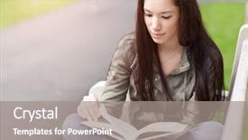  Presentation with native american indians - Slides enhanced with native american indians - shot of an ethnic college background and a gray colored foreground