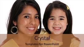  Presentation with native americans - Audience pleasing slides consisting of native americans women - woman and daughter set backdrop and a red colored foreground