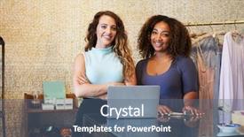  Presentation with village india women working - Presentation consisting of native design - two women working in clothing background and a ocean colored foreground