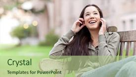  Presentation with native indian - Audience pleasing theme consisting of native indian - shot of an ethnic student backdrop and a mint green colored foreground