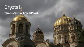  Presentation with nativity - Presentation with nativity-of-christ-cathedral-framed background and a  colored foreground