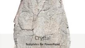  Presentation with rock stone - Presentation design featuring natural-ancient-stone-of-gray background and a light gray colored foreground