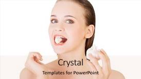  Presentation with antibiotic - Beautiful presentation featuring natural antibiotic that fight infection backdrop and a  colored foreground