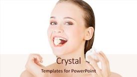  Presentation with antibiotic - Audience pleasing presentation theme consisting of natural antibiotic that fight infection backdrop and a lemonade colored foreground