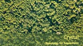  Presentation with drone green and black - Slide set having natural background as a layout background and a tawny brown colored foreground