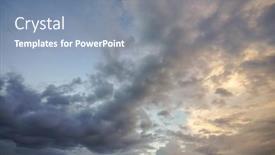  Presentation with sky - Slide deck consisting of natural-background-dramatic-sky background and a seafoam green colored foreground