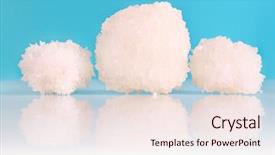 Presentation with salt - Amazing presentation theme having natural balls of salt backdrop and a  colored foreground