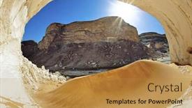  Presentation with natural - Cool new PPT layouts with natural-beauties-of-our-planet backdrop and a gold colored foreground