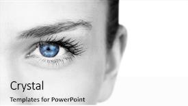  Presentation with beauty - Slide set with natural beauty against white background background and a white colored foreground