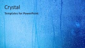  Presentation with water drop - Cool new presentation with steam leak - natural blue water drop background backdrop and a light blue colored foreground