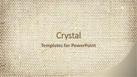  Presentation with canvas - Slides having natural canvas texture in close background and a lemonade colored foreground