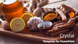  Presentation with immune - Amazing slide deck having natural-cold-and-flu-home backdrop and a tawny brown colored foreground