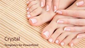  Presentation with woman car driver map - Amazing PPT theme having natural cosmetic beauty - care for beautiful woman legs backdrop and a  colored foreground