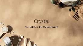  Presentation with natural products - Presentation having natural-cosmetic-products-zero-waste background and a coral colored foreground