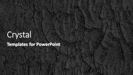 Presentation with charcoal - Audience pleasing PPT layouts consisting of natural-cracked-black-activated-charcoal backdrop and a dark gray colored foreground