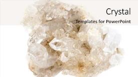  Presentation with crystal - Theme enhanced with natural crystal background and a lemonade colored foreground