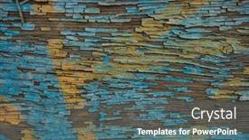  Presentation with rustic old wood texture - Presentation theme enhanced with natural-dark-blue-barn-wood background and a ocean colored foreground