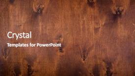  Presentation with brown wood texture - Colorful PPT theme enhanced with natural dark brown wood background backdrop and a tawny brown colored foreground