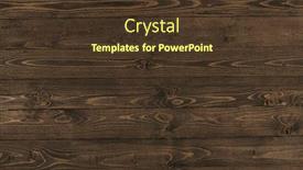  Presentation with dark space - Slide deck with natural-dark-wood-plank-backdrop background and a tawny brown colored foreground
