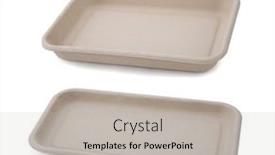  Presentation with pulp paper - Slides enhanced with natural-empty-pulp-paper-food background and a light gray colored foreground