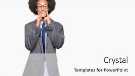  Presentation with african american business - Amazing slide deck having natural forces - young african american business man backdrop and a  colored foreground