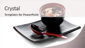  Presentation with fast food - Theme consisting of natural form foods fast food shot in a studio background and a white colored foreground