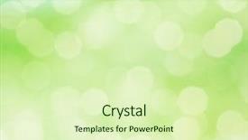  Presentation with focus - Beautiful slides featuring natural green background with selective backdrop and a soft green colored foreground