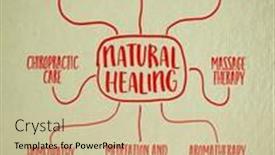  Presentation with mind body - Presentation theme consisting of natural-healing-non-invasive and a soft green colored foreground