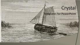  Presentation with amazon river - Amazing PPT theme having natural history - boat along amazon river old backdrop and a light gray colored foreground