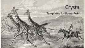  Presentation with british history - Slides featuring natural history - british explorer sir samule baker background and a light gray colored foreground