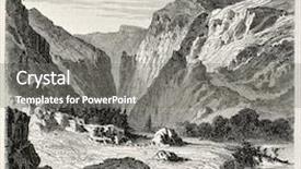  Presentation with wyoming - Cool new presentation theme with natural history - old illustration of laramie river backdrop and a gray colored foreground