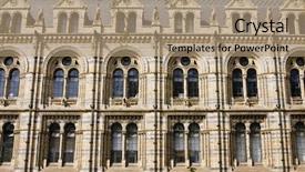  Presentation with history - Presentation theme with natural history museum south kensington background and a  colored foreground