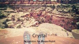  Presentation with couples hiking the mountains - Colorful presentation enhanced with natural landscapes fantastic forms sandstone backdrop and a lemonade colored foreground