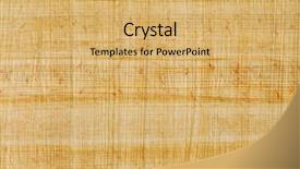  Presentation with papyrus - Presentation theme with natural papyrus background background and a yellow colored foreground