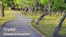  Presentation with malaysia - Slide set enhanced with natural park of langkawi malaysia adia background and a gray colored foreground