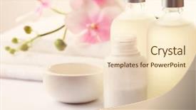  Presentation with spa - Colorful slides enhanced with natural products - spa still life backdrop and a lemonade colored foreground