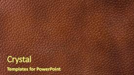  Presentation with brown leather - Beautiful presentation featuring natural qualitative brown leather texture backdrop and a tawny brown colored foreground