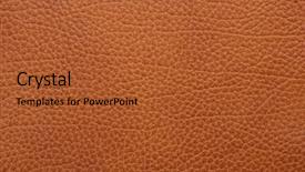  Presentation with brown leather - Amazing presentation theme having natural qualitative brown leather texture backdrop and a red colored foreground